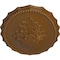 Ekena Millwork Oxford Ceiling Medallion, Hand-Painted Smokey Topaz, 16 7/8"W x 11 3/4"H x 1 1/2"P CM16OXSTF - alternate 4